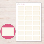 F-1511 planner sticker sheet with enlarged sticker detail
