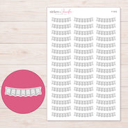 F-1512 planner sticker sheet with enlarged sticker detail