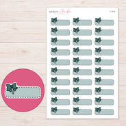 F-1516 planner sticker sheet with enlarged sticker detail