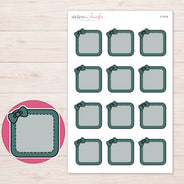 F-1519 planner sticker sheet with enlarged sticker detail