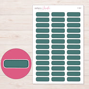 F-1521 planner sticker sheet with enlarged sticker detail