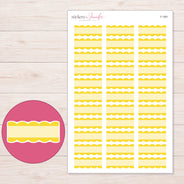F-1561 planner sticker sheet with enlarged sticker detail