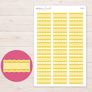 F-1576 planner sticker sheet with enlarged sticker detail