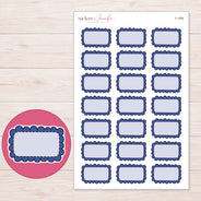 F-1586 planner sticker sheet with enlarged sticker detail