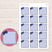 F-1588 planner sticker sheet with enlarged sticker detail
