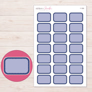 F-1589 planner sticker sheet with enlarged sticker detail