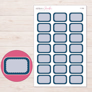 F-1590 planner sticker sheet with enlarged sticker detail