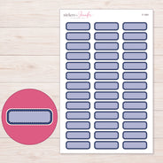 F-1591 planner sticker sheet with enlarged sticker detail