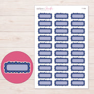 F-1594 planner sticker sheet with enlarged sticker detail