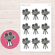 F-1604 planner sticker sheet with enlarged sticker detail