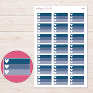 F-1607 planner sticker sheet with enlarged sticker detail