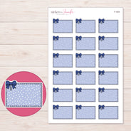 F-1609 planner sticker sheet with enlarged sticker detail