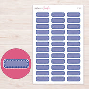 F-1613 planner sticker sheet with enlarged sticker detail