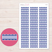 F-1615 planner sticker sheet with enlarged sticker detail