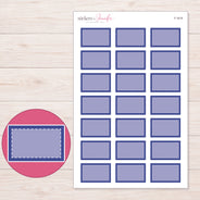 F-1619 planner sticker sheet with enlarged sticker detail