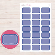 F-1621 planner sticker sheet with enlarged sticker detail