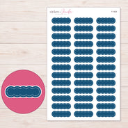 F-1626 planner sticker sheet with enlarged sticker detail