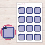 F-1627 planner sticker sheet with enlarged sticker detail
