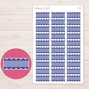 F-1630 planner sticker sheet with enlarged sticker detail