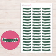 F-1634 planner sticker sheet with enlarged sticker detail
