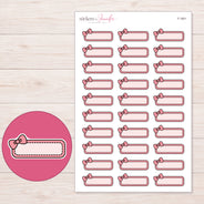 F-1641 planner sticker sheet with enlarged sticker detail