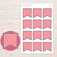 F-1650 planner sticker sheet with enlarged sticker detail