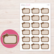 F-1655 planner sticker sheet with enlarged sticker detail