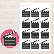 F-1658 planner sticker sheet with enlarged sticker detail