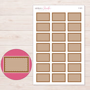 F-1673 planner sticker sheet with enlarged sticker detail