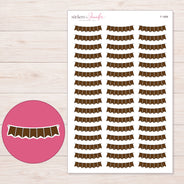 F-1688 planner sticker sheet with enlarged sticker detail