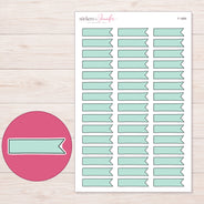 F-1689 planner sticker sheet with enlarged sticker detail