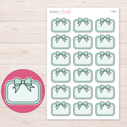 F-1692 planner sticker sheet with enlarged sticker detail