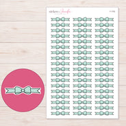 F-1703 planner sticker sheet with enlarged sticker detail