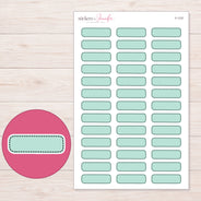 F-1737 planner sticker sheet with enlarged sticker detail