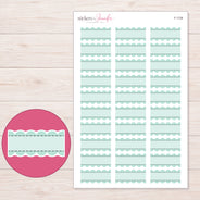 F-1738 planner sticker sheet with enlarged sticker detail