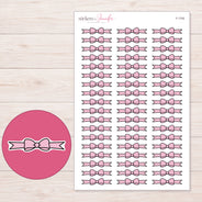 F-1745 planner sticker sheet with enlarged sticker detail