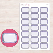 F-1752 planner sticker sheet with enlarged sticker detail