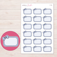 F-1763 planner sticker sheet with enlarged sticker detail