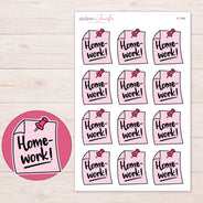 F-1765 planner sticker sheet with enlarged sticker detail