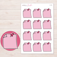 F-1770 planner sticker sheet with enlarged sticker detail