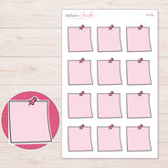 F-1773 planner sticker sheet with enlarged sticker detail