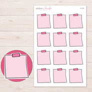 F-1774 planner sticker sheet with enlarged sticker detail