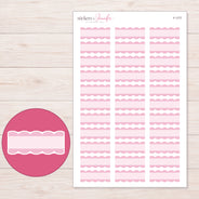 F-1777 planner sticker sheet with enlarged sticker detail