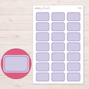 F-1783 planner sticker sheet with enlarged sticker detail
