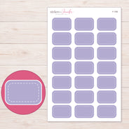 F-1785 planner sticker sheet with enlarged sticker detail