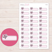 F-1786 planner sticker sheet with enlarged sticker detail