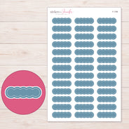 F-1788 planner sticker sheet with enlarged sticker detail