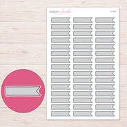 F-1797 planner sticker sheet with enlarged sticker detail