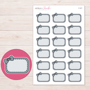 F-1817 planner sticker sheet with enlarged sticker detail