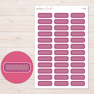 F-1829 planner sticker sheet with enlarged sticker detail